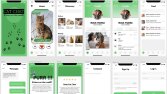 Cat Chat ve FinTech Uygulama & Landing Page