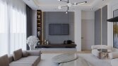 villa oturma odası konsepti