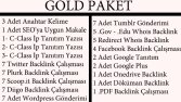 GOLD PAKET