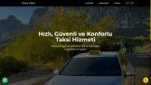 Taksi Hizmeti İçin Kurumsal Web Sitesi