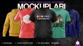 Tshirt, Hoodie, Sweatshirt, Poster, Sticker vb. Mockuplar
