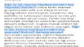 Özgün ve SEO Uyumlu Akademisyen Biyografisi Çalışması