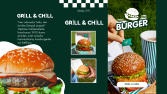  Grill & Chill- Broşür Tasarımı 