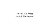 Sessizlik Manifestosu