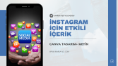 İNSTAGRAM POST TASARIMI & METNİ