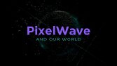 🎨 PixelWave – Renkli ve Modern Teknoloji Logosu