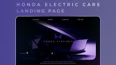 Electric Car Landing Page