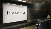 Keskin şirketi için reklam logosu