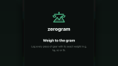 zerogram · Ultralight Kamp Ağırlık Takip Uygulaması