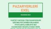 Excel dosyanızı hazırlıyorum