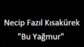 Bu yağmur şiiri