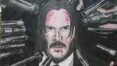 John Wick Serisi 4 Kuruboya Çizimi