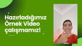 Tanıtım videosu çalışmamız!