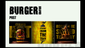 Burger Markası İnstagram Post Tasarımı