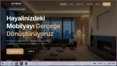 Güler Mobilya için yaptığım e-ürün tanıtım sitesi