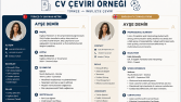 CV & Ön yazı