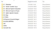 Doçentlik Dosyası Düzenleme 