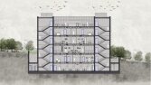 Renklendirilmiş kesit-Fizik Tedavi ve Rehabilitasyon Kliniği