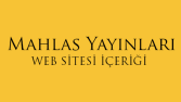 Mahlas Yayınları ile olan çalışmam