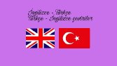 İngilizce - Türkçe çeviriler ✨