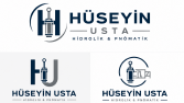 Hidrolik & Pnömatik Sektörü İçin Modern ve Şık Logo Tasarımı