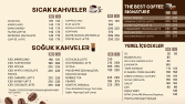 Cafe Menüboard design