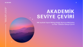 Akademik Seviye Diploma Müfredat Çevirisi (Eng-TR)