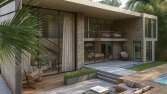 Özel Villa Dış Cephe ve Bahçe Tasarımı
