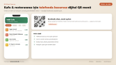 Kafe & Restoran İçin Şık QR Menü Tasarımı