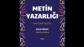 Metin, Makale ve Hikayeleme Yazarlığı