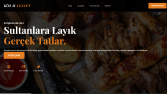 Örnek bir kodlanmış Restoran Web Arayüzü