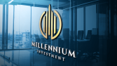 Millenium yatırım için yaptığım logo çalışması.