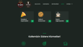 Kafe ve Spor Salonu İçin Yapılmış Bağlantılı Web Sitesi