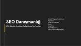 Web Siteniz İçin Seo Danışmanlığı