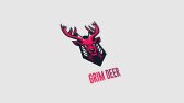 Grim Deer Mascot Logo Tasarımı