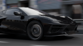 Corvette 3D Sinematik Araba Sahnesi