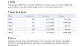 Stok Analizi Raporu