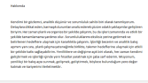 hakkımda yazısı