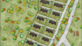 villa konsept vaziyet planı