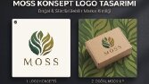 Doğal ve Minimalist Marka Logosu (MOSS)