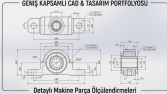 Detaylı makine parça ölçülendirmeleri