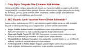 SEO Uyumlu Blog Yazısı Örneği – İçerik Çalışması