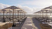 Beach Club 3D tasarımı