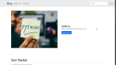 Blog Sitesi Geliştirme