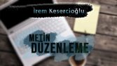 Metin Redakte