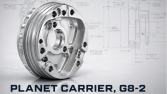 7075-T6 Alüminyum Planet Taşıyıcı – CNC İşleme Teknik Çizimi