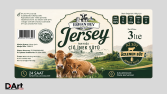 Erhan Bey Çiftliği - Jersey Süt Etiket Tasarımı