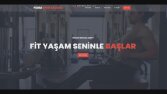 Fitness Stüdyo Web Sitesi Tasarımı