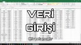 Veri Girişi