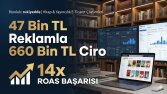 47 Bin TL Reklamla 660 Bin TL Ciro